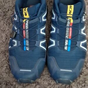 Salomon Ortholite Trail Shoes - Navy and Yellow